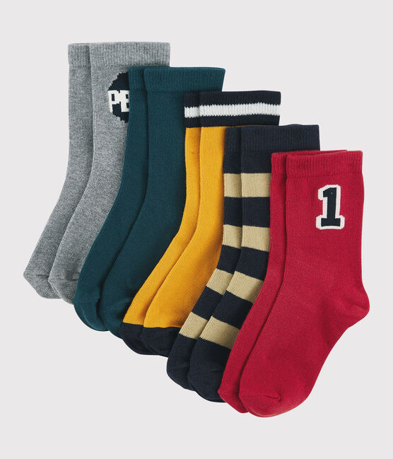 Juego de 5 pares de calcetines de niño variante 1