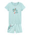Pijama corto de punto para niña CRYSTAL