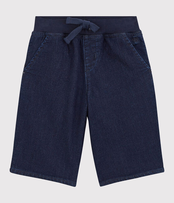 Bermudas vaqueras de niño azul DENIM BLEU FONCE