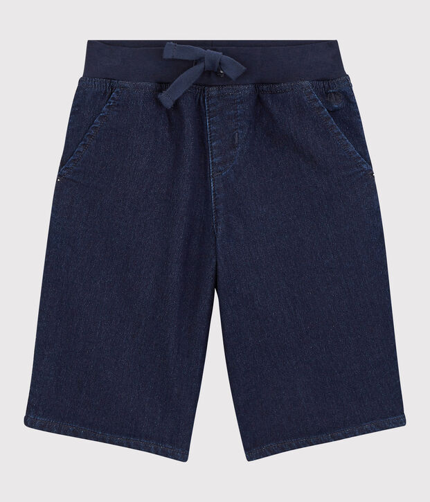 Bermudas vaqueras de ni&ntilde;o azul