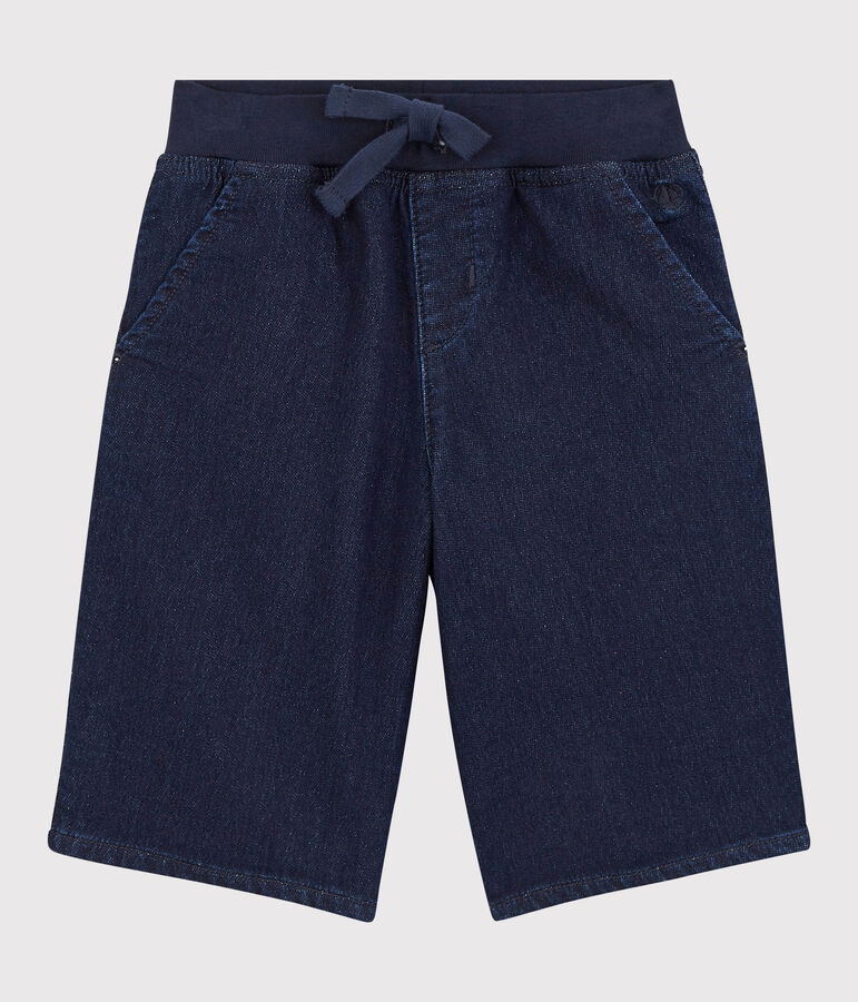 Bermudas vaqueras de ni&ntilde;o azul DENIM BLEU FONCE