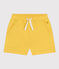 Pantalón corto de algodón de niña amarillo NECTAR