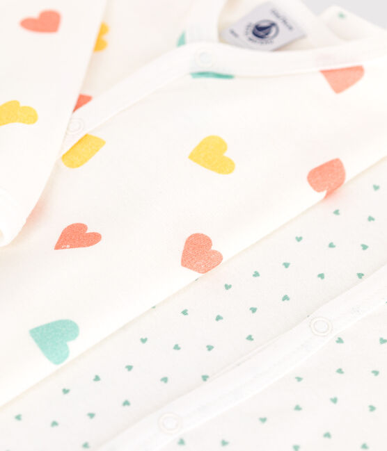 Juego de 2 pijamas de algodón estampado para bebé variante 1