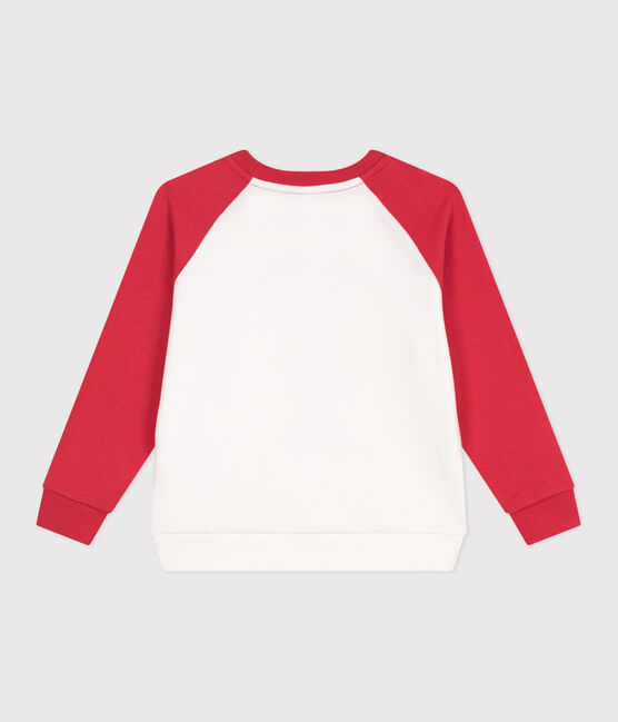 Sudadera infantil de algodón con estampado rojo MARSHMALLOW/ SPI