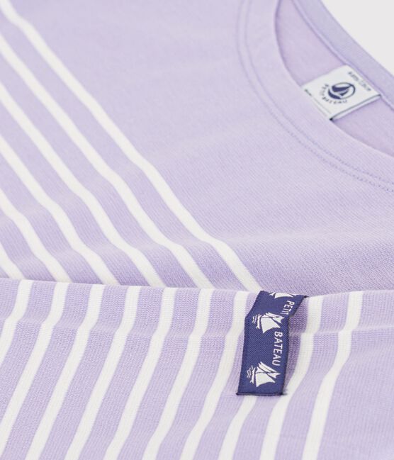 Marinera infantil de algodón violeta SQUAW/ MILK