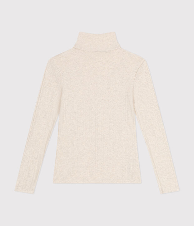 Camiseta Iconique de cuello vuelto de punto de fantas&iacute;a para mujer MONTELIMAR CHINE