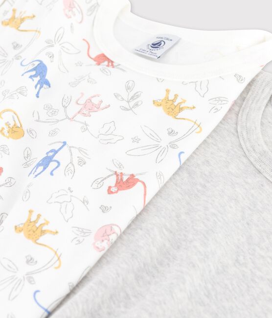 Juego de 2 camisetas de manga corta de París de algodón orgánico de niño variante 1
