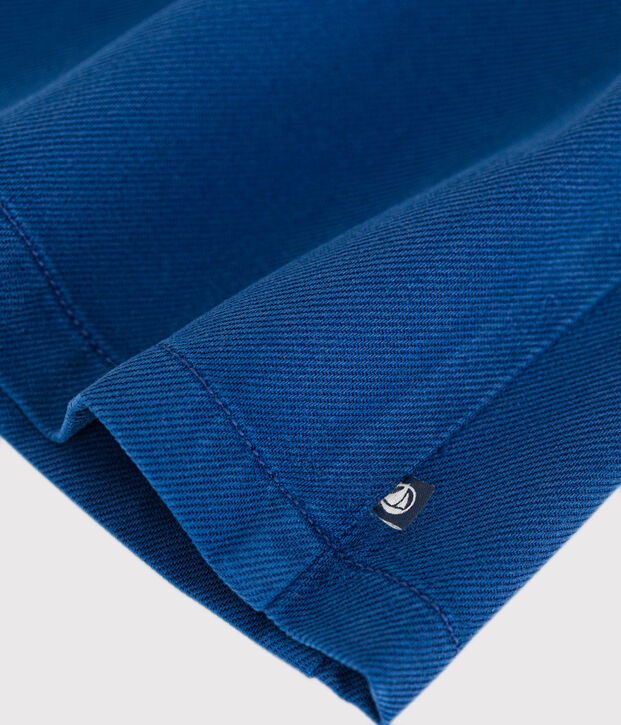 Vestido sin mangas de algod&oacute;n/lyocell para beb&eacute; azul