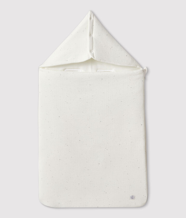 Nido de &aacute;ngel blanco de tejido tubular de algod&oacute;n ecol&oacute;gico blanco