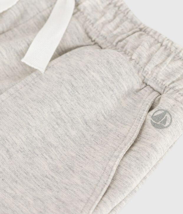 Bermudas cortas infantiles de algod&oacute;n liso BELUGA CHINE