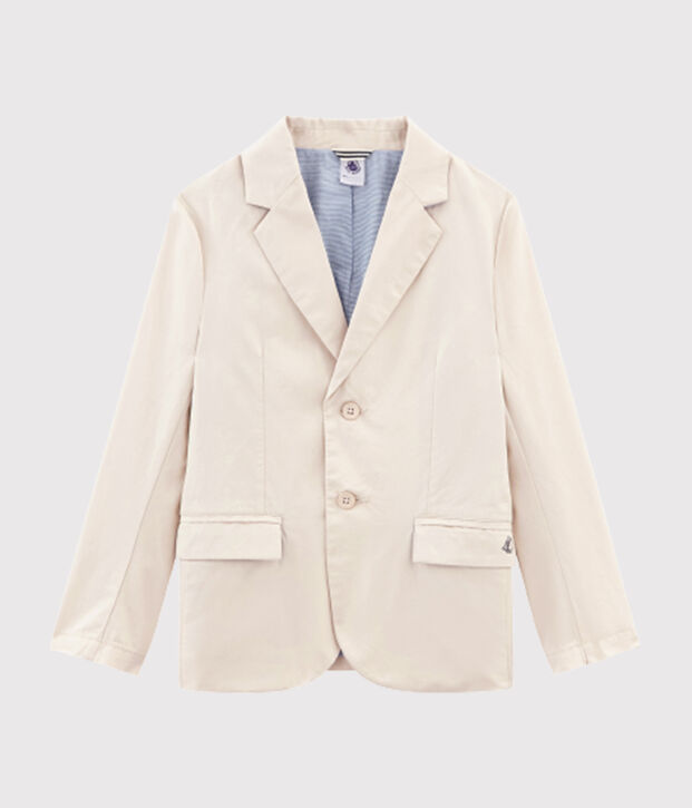 Chaqueta infantil para ni&ntilde;o beige