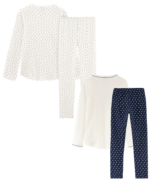 Lote de 2 pijama para ni&ntilde;a peque&ntilde;a multicolor