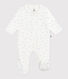 Pijama de algodón con cuello y estampado de estrellas para bebé