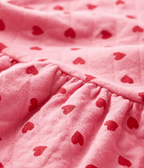 Vestido de manga larga para bebé niña rosa CHEEK/rojo TERKUIT