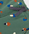 Pantalón de chándal estampado de niña verde VALLEE/crudo MULTICO