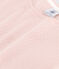 Pijama corto y liso de algodón calado para niña rosa SALINE