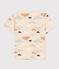 Camiseta de manga corta estampada para niño/niña blanco AVALANCHE/ MULTICO
