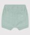 «Shorts» de rizo de bebé verde HERBIER