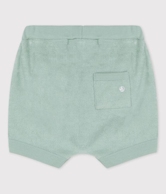 «Shorts» de rizo de bebé verde HERBIER