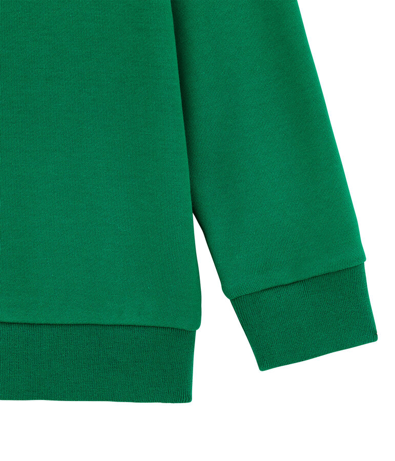 Sudadera para ni&ntilde;o verde