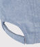 Gorra vaquera Petit Bateau Family para bebé azul DENIM CLAIR