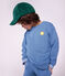Gorra infantil de pana lisa verde