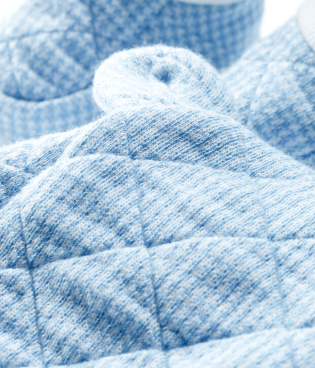 Lote de gorro y patucos para beb&eacute; ni&ntilde;o de t&uacute;bico acolchado. multicolor