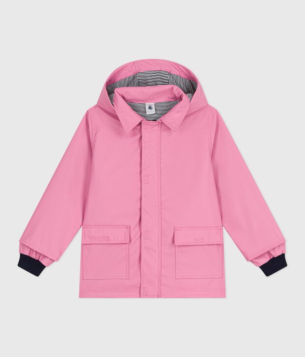 Impermeable emblem&aacute;tico infantil unisex rosa