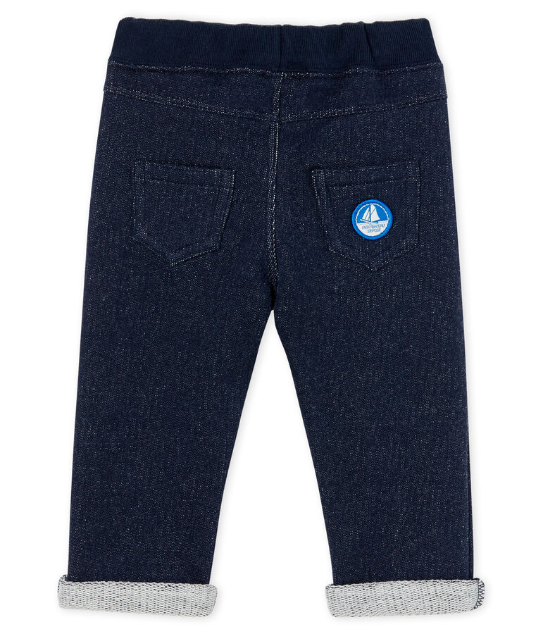 Pantal&oacute;n de mulet&oacute;n para beb&eacute; ni&ntilde;o azul SMOKING CN