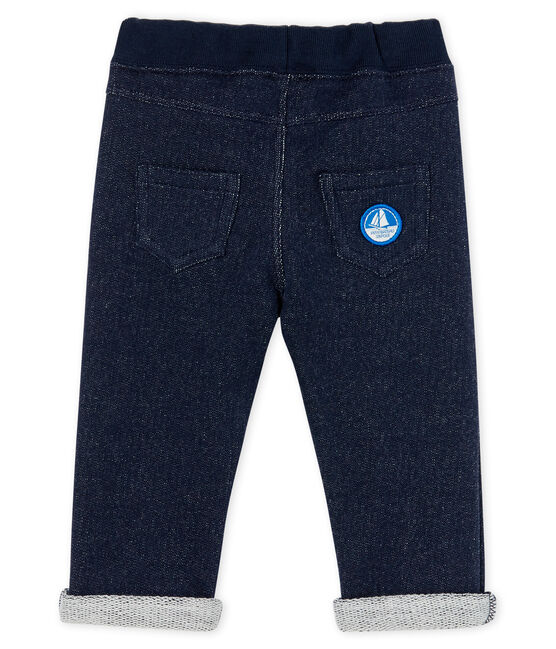 Pantalón de muletón para bebé niño azul SMOKING CN