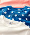 Juego de 3 camisetas de manga corta con estrellas de niño de algodón orgánico variante 1