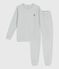 Pijama infantil de terciopelo liso CO2