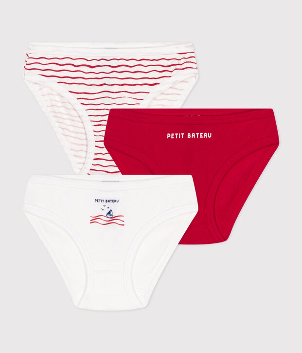 Lot de 3 culottes en coton enfant multicolor