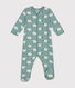 Pijama de felpa cepillada con estampado de bosque para bebé