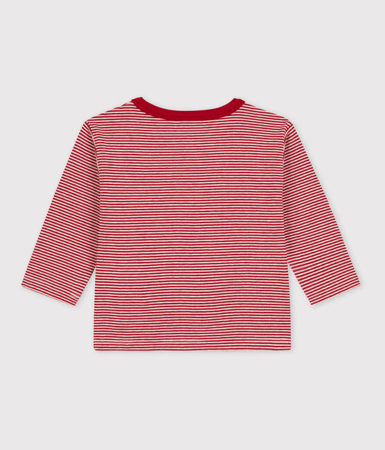 Camiseta de túbico milrayas de manga larga de bebé STOP/ MONTELIMAR