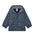 Chaqueta con capucha bebé niña estampada