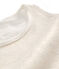 Camiseta de tirantes de lino irisado para mujer blanco MARSHMALLOW/rosa COPPER
