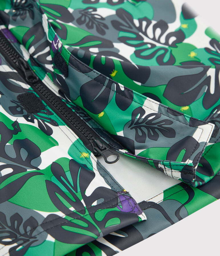 Chubasquero infantil para ni&ntilde;o blanco/multicolor