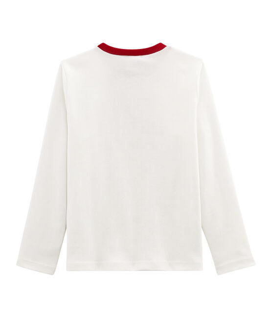 Camiseta de niño blanco MARSHMALLOW
