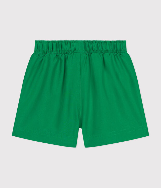 Pantal&oacute;n corto de ba&ntilde;o para beb&eacute; verde