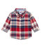 Camisa a cuadros para bebé niño azul SMOKING/blanco MULTICO