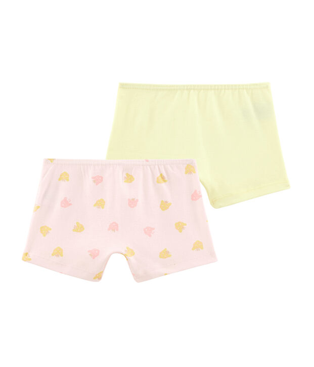 Par de culottes para ni&ntilde;a multicolor