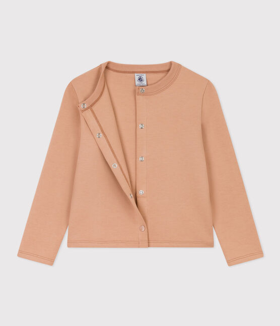 Cárdigan de algodón para niña beige VINTAGE