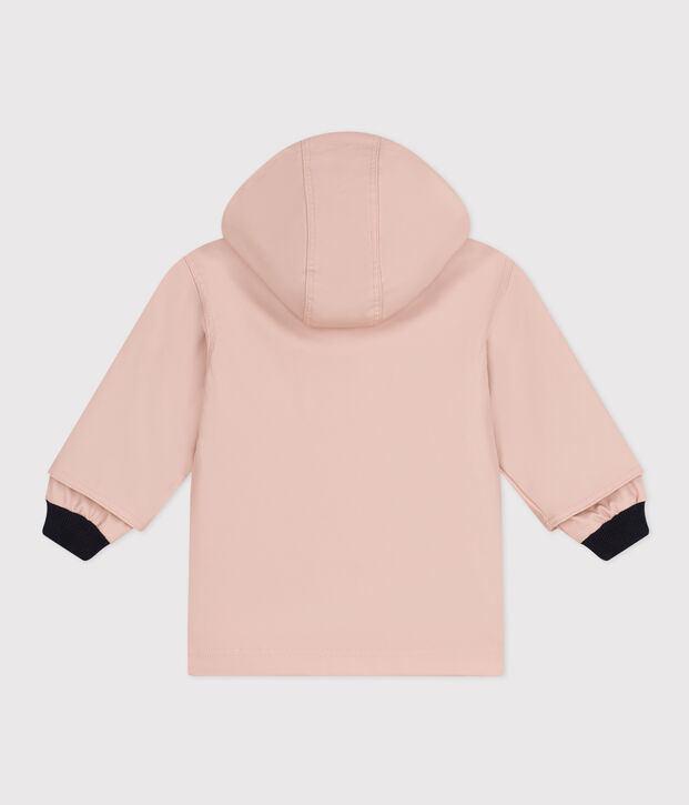 Chubasquero emblem&aacute;tico de beb&eacute; rosa