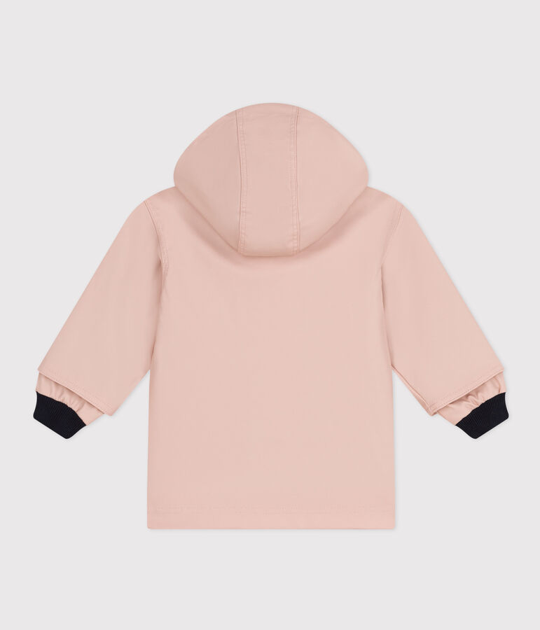 Chubasquero emblem&aacute;tico de beb&eacute; rosa