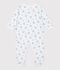 Pijama de algod&oacute;n con estampado floral para beb&eacute; blanco/multicolor