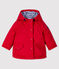 Parka semi larga para bebé niño rojo TERKUIT