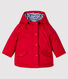Parka semi larga para bebé niño