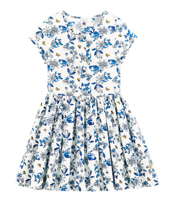Vestido infantil para niña blanco MARSHMALLOW/blanco MULTICO