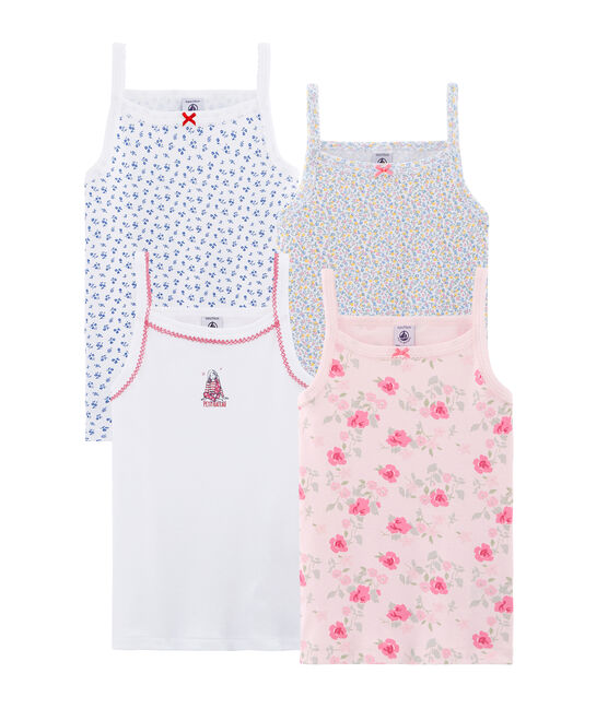 Bolsita sorpresa con 4 camisetas de tirantes para niña variante 1